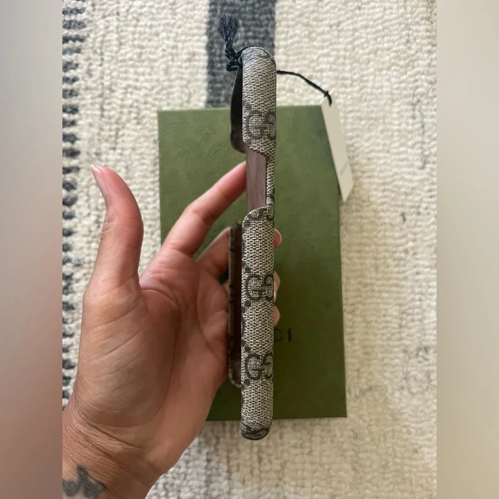 NWT 🤎 Gucci Ophidia iPhone 14 PLUS / iPhone 15 PLUS iPhone Case - Picture 5 of 9